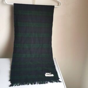 Vintage Kinloch Anderson  Plaid Scarf Scottish 70% Cashmere /30%Wool Unisex